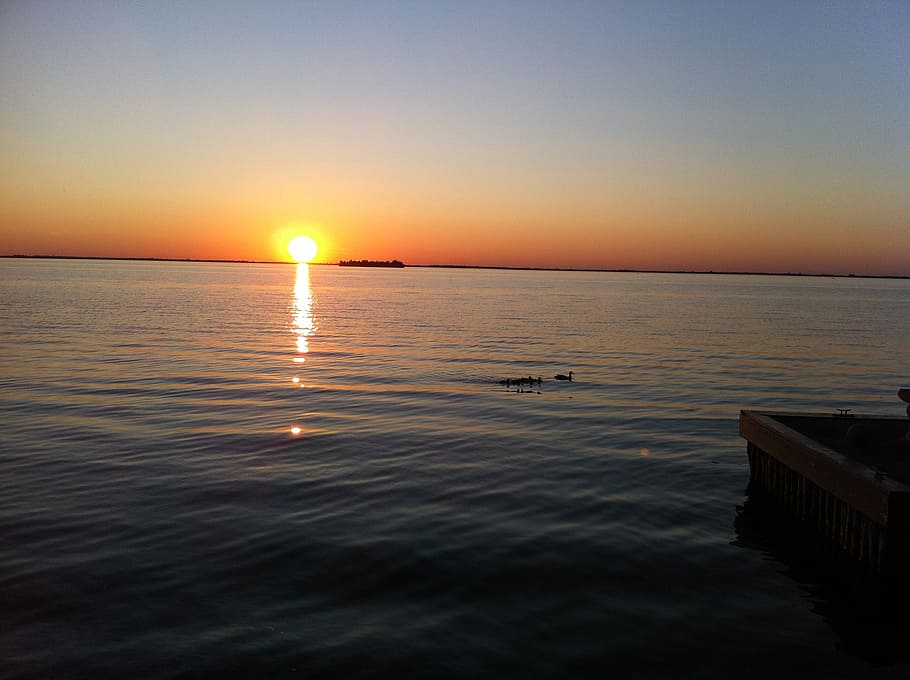 sunset, water, landscape, sky, beauty in nature, scenics - nature HD wallpaper