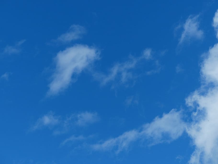 Sky, Clouds, Raindrop, White, blue, summer day, nature, weather HD wallpaper