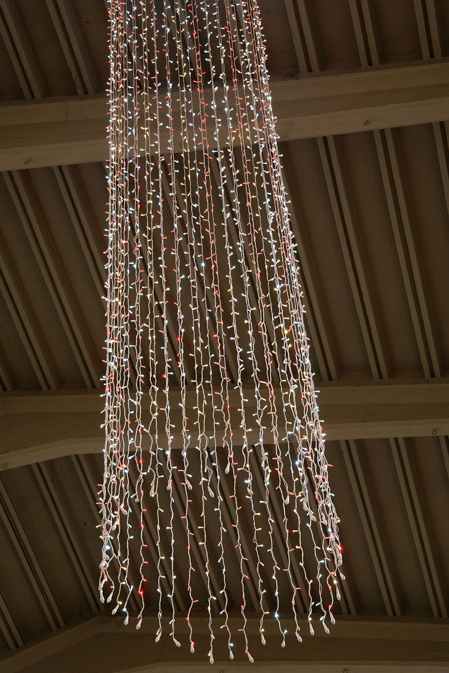 lighting, lamps, lights, christmas, christmas lights, low angle view HD wallpaper