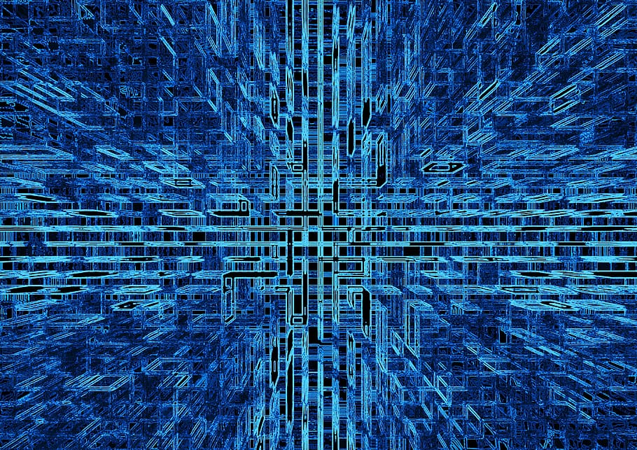 light, digital, texture, blue, full frame, connection, technology HD wallpaper