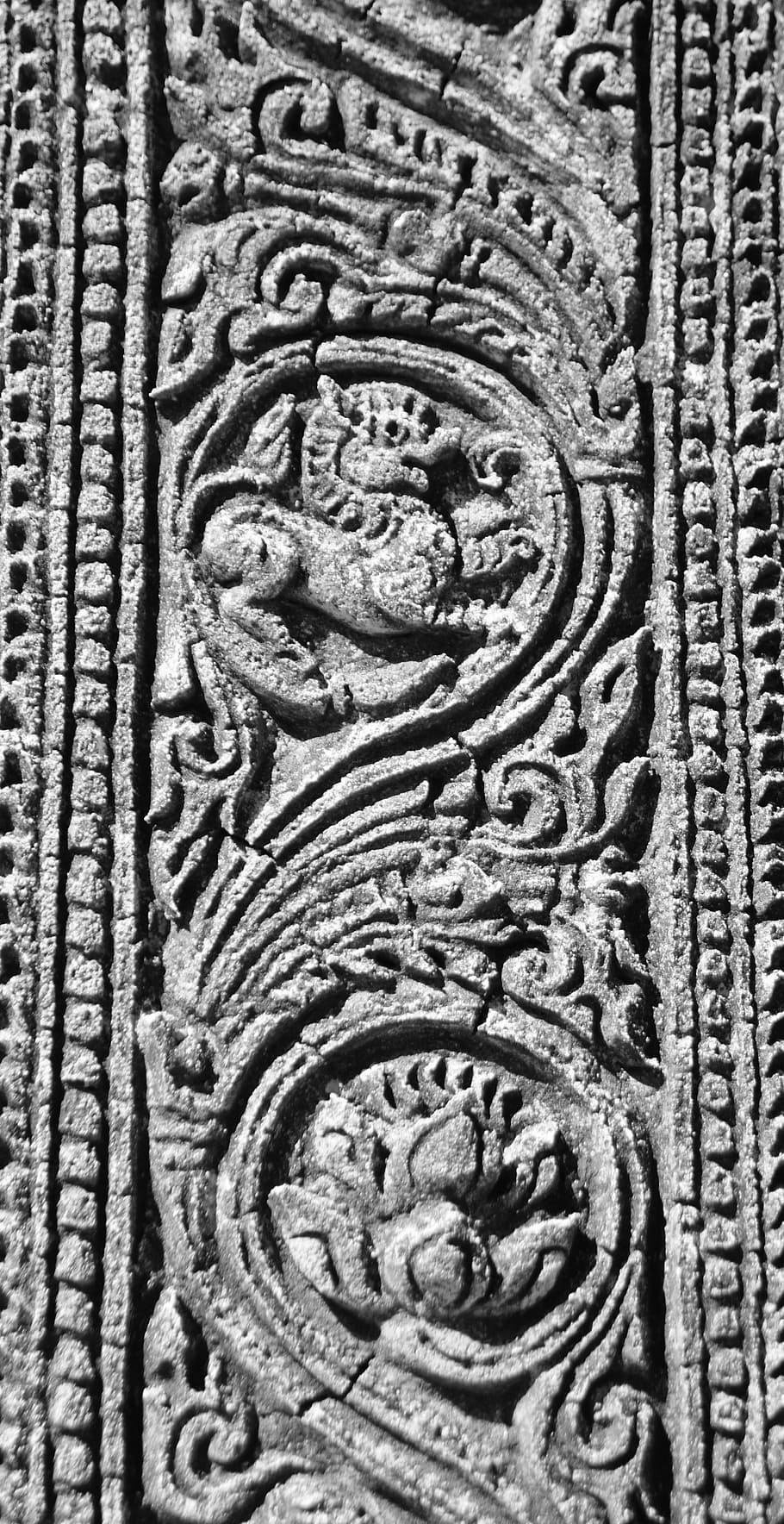 relief, architecture, stone, ancient, building, temple, exterior HD wallpaper
