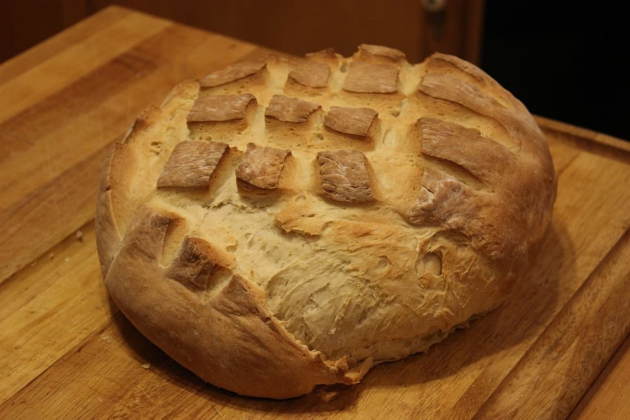 sourdough, bread, loaf, bakery, food, food and drink, freshness HD wallpaper