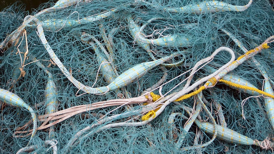 fishing net, work, network, fischer, fang, seafaring, day, no people HD wallpaper
