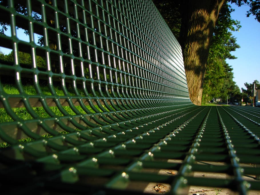 bank, green, rest, sit, metal, recovery, break, relax, bench HD wallpaper