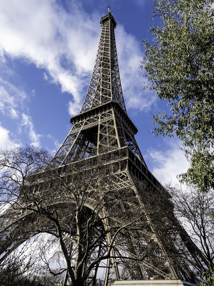 eiffel tower, architecture, symbol, paris, france, building, HD wallpaper