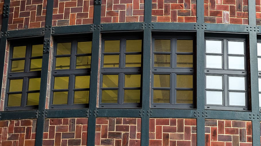 facade, window, masonry, architecture, building, house, wall HD wallpaper