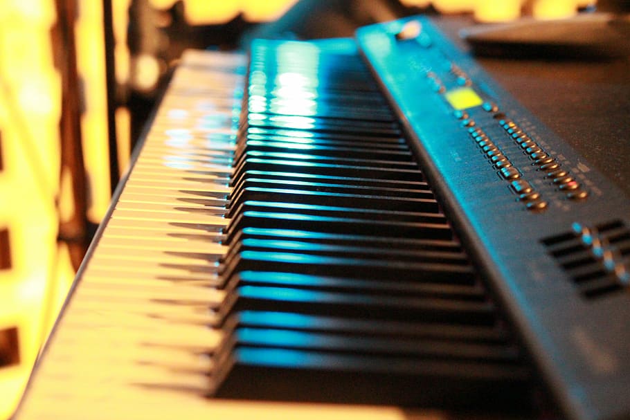 keyboard, piano, keys, music, musical instrument, musical equipment HD wallpaper
