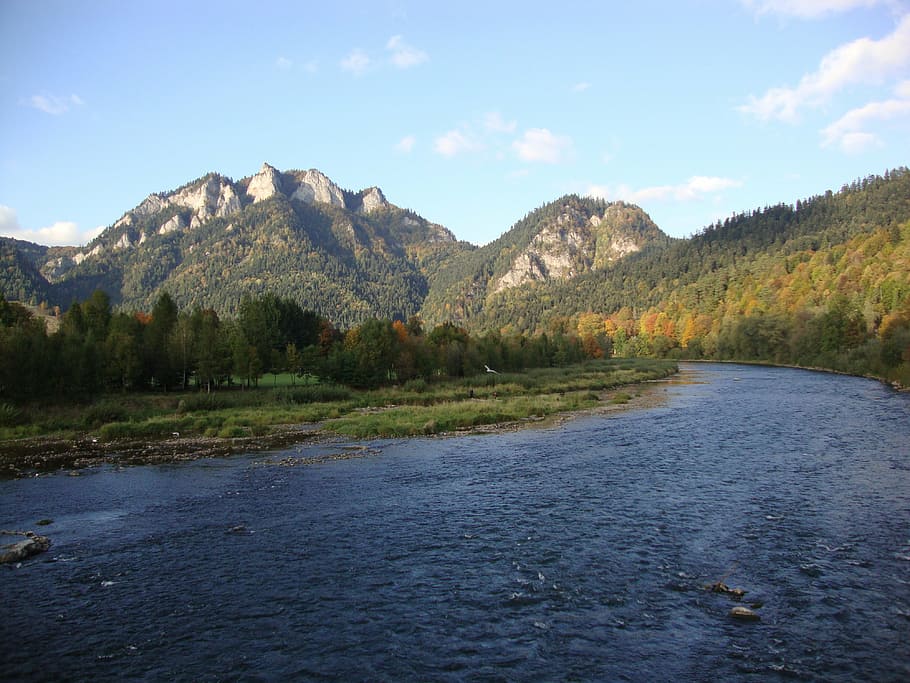pieniny, poland, mountains, landscape, water, malopolska, scenics - nature HD wallpaper