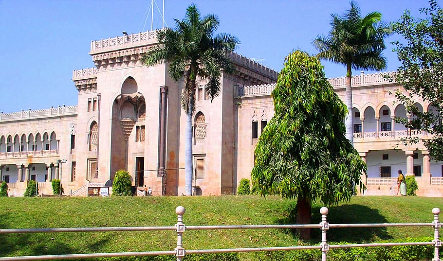 Osmania University College of Arts in Hyderabad, India, building, HD wallpaper