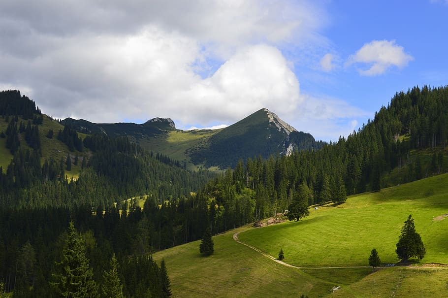 landscape, austria, mountains, clouds, nature, reported, sky HD wallpaper