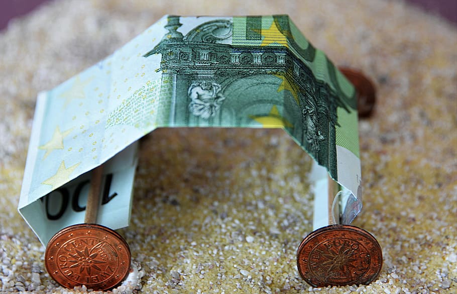 dollar bill, folded, auto, gift, folding technique, finance HD wallpaper