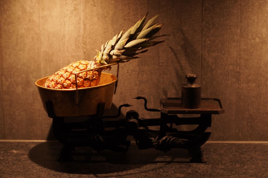 Pineapple, Fruit, Scales, Tropical, vintage, nutrition, vitamins HD wallpaper
