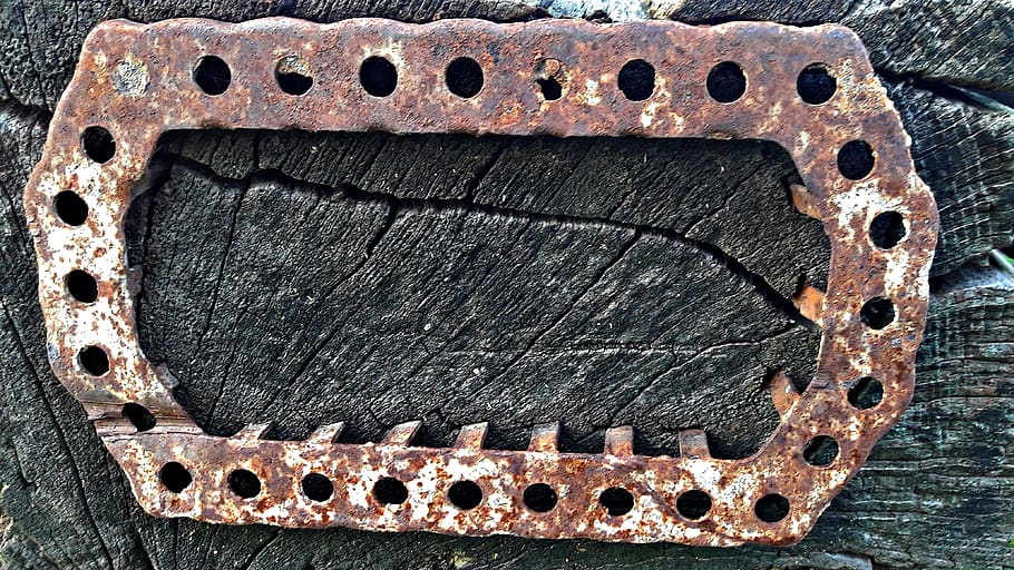 iron, tree, rust, old age, boards, metal, pattern, close-up HD wallpaper