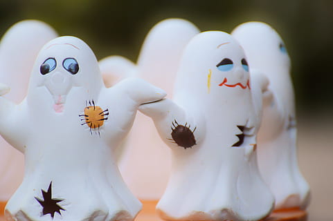 halloween, ghosts, group, cute, foraging haunting, figure, spirit HD wallpaper