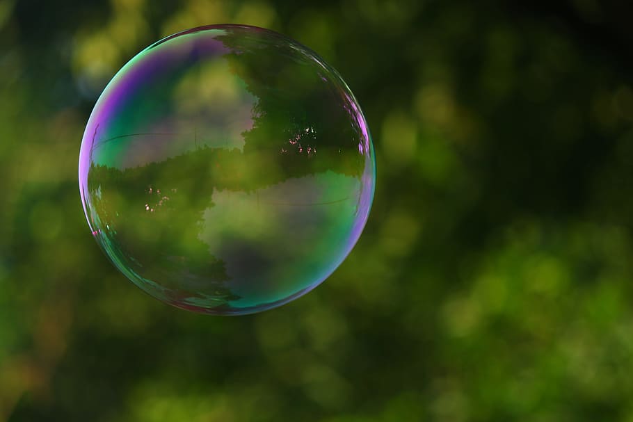 shallow focus photography of bubble, park, soap, nature, childhood HD wallpaper