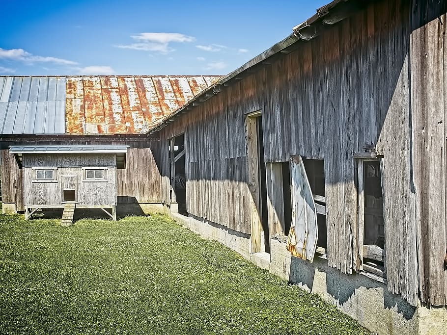 barn, rustic, barns, ohio, digital art, rural, scenic, country HD wallpaper