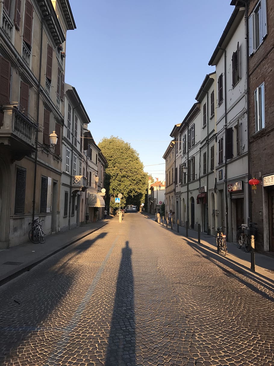 italy, shadow, landscape, building exterior, architecture, sky HD wallpaper
