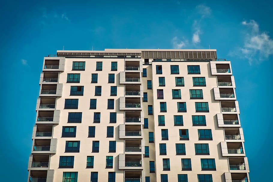 white skyscraper, architecture, live, facade, building, home HD wallpaper
