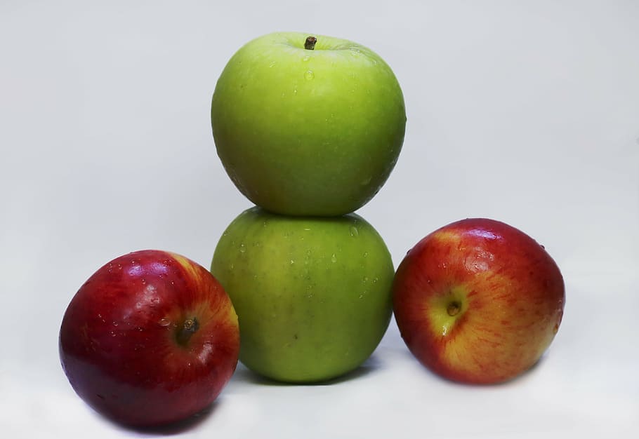 apples, fruit, food, healthy, organic, fresh, natural, red, HD wallpaper