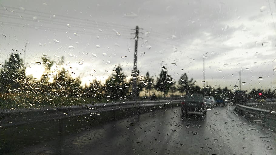 Tehran, Sunlight, Clouds, rain, cityscape, way, iran, street HD wallpaper