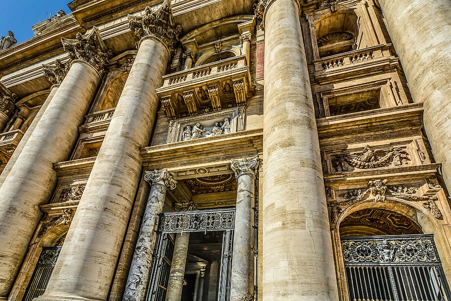 Rome, Architecture, St Peter, Vatican, church, catholic, religion, HD wallpaper