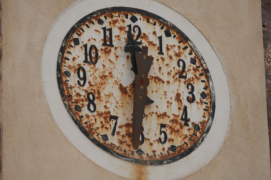 Clock, Bell Tower, Rust, Bookmark, rusty, timepiece, old, dial HD wallpaper