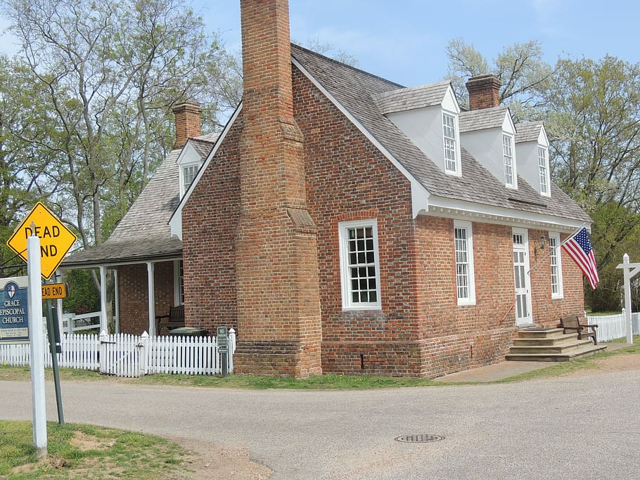 williamsburg, colonial, history, house, tourism, building exterior HD wallpaper