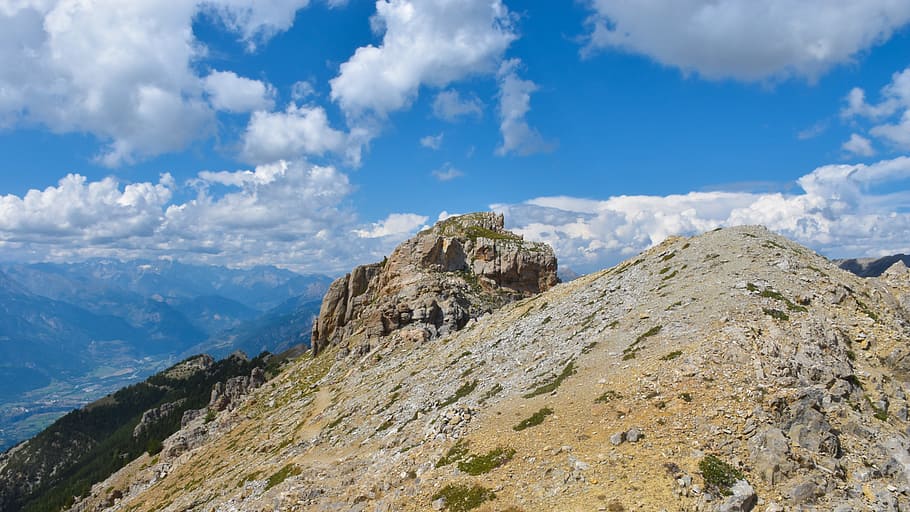 summit, crown, crete, mountain, landscape, view, pic, rock HD wallpaper