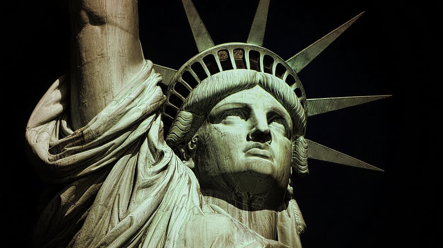 Statue of Liberty, new york, lady liberty, big apple, united states, HD wallpaper