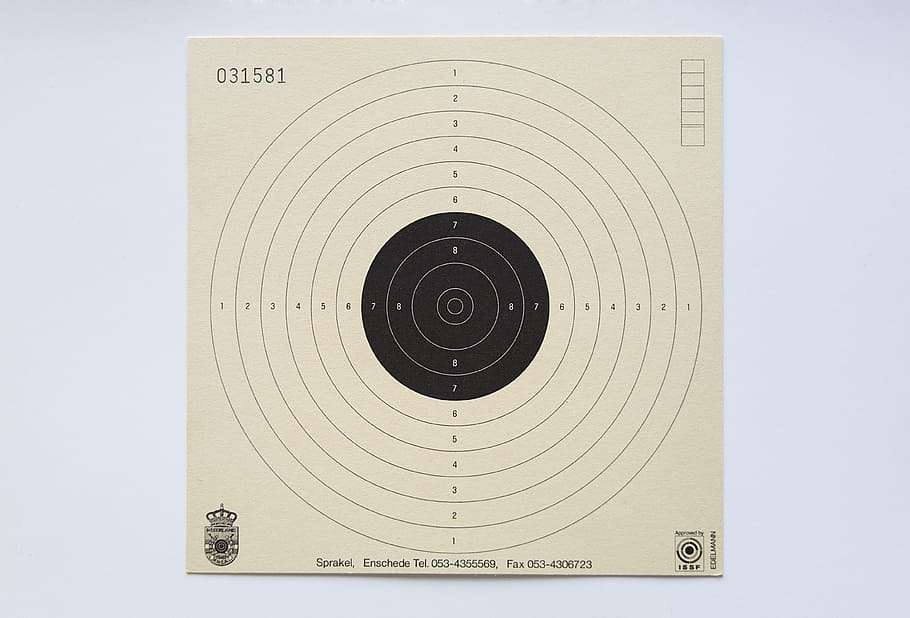 crossbow target paper, shoot, circles, goal, round, blank, competition HD wallpaper