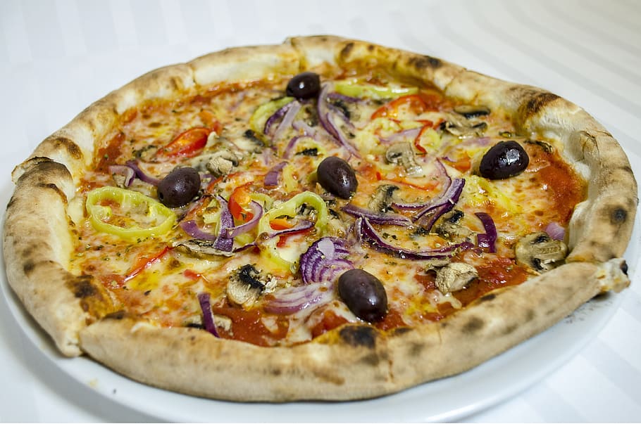 pizza, vegetarian, josper, food, food and drink, ready-to-eat HD wallpaper