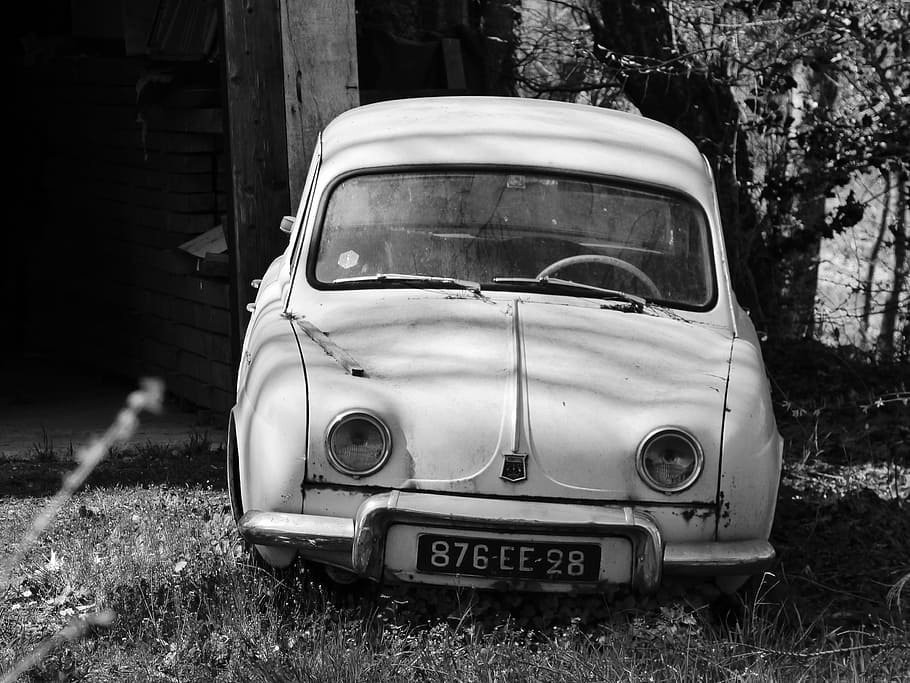 car, former, older vehicles, vintage, automobile, old cars, HD wallpaper