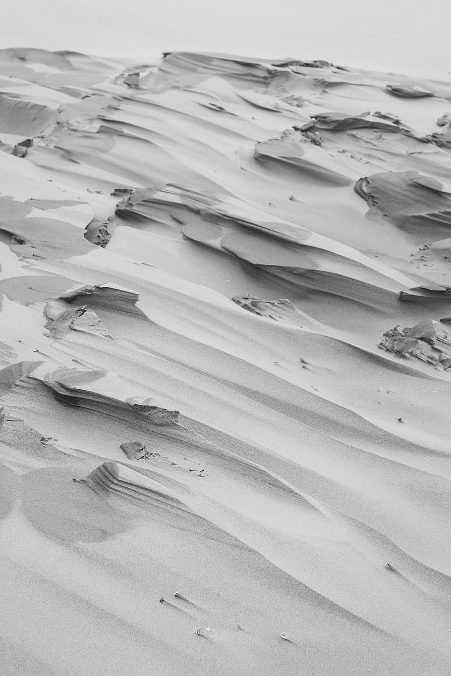 rock formation mountain, abstract artwork, sand, beach, landscape HD wallpaper