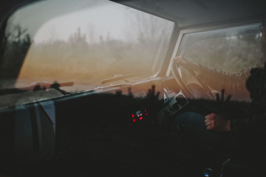 Frenham, untitled, driver, driving, dashabord, car, people, transportation HD wallpaper