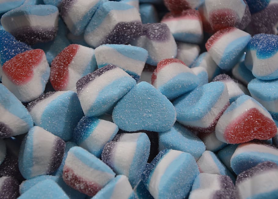 candy shape heart, confectionery, gluttony, sugar, power, sweets HD wallpaper