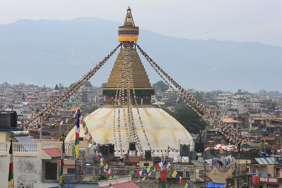nepal, kathmandu, boudhanath, stupa, sanctuary, unesco, world heritage, HD wallpaper