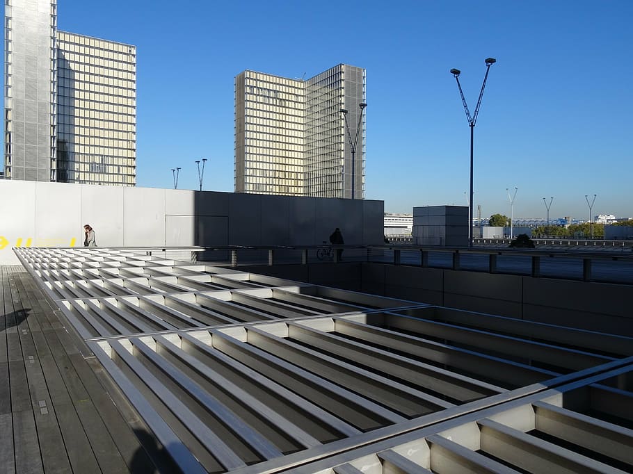 bibliothèque nationale de france, paris, architecture, françois-mitterrand site, HD wallpaper