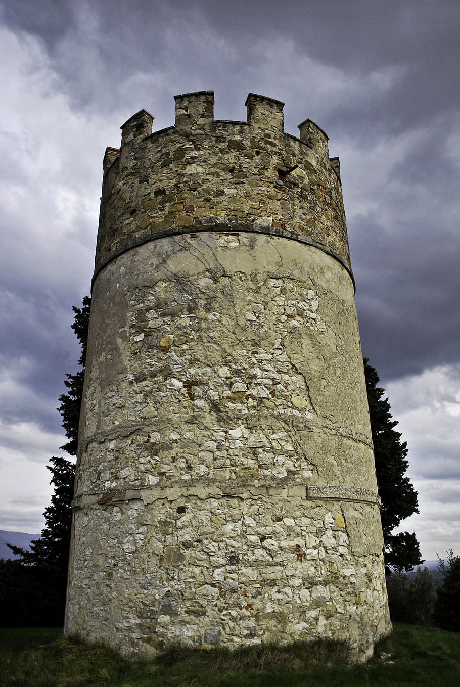 tower, old, italy, high, stone, defend, fairy tail, toscana HD wallpaper