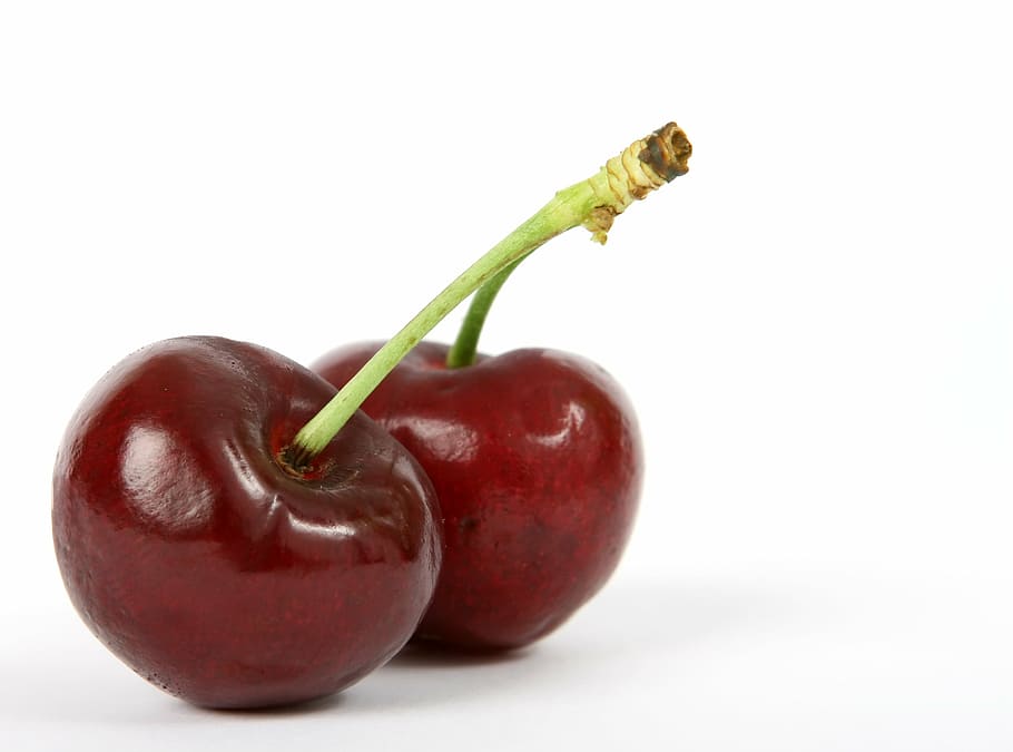 red cherries, berry, breakfast, cherry, closeup, color, colorful HD wallpaper