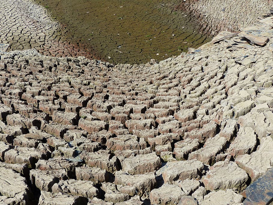 guerledan, mud, earth, day, solid, no people, nature, rock HD wallpaper