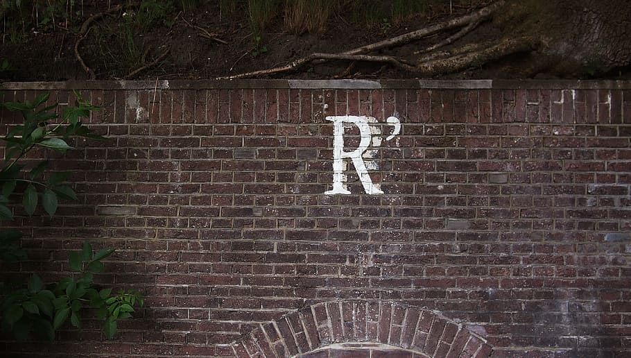 r, wall, brick, paint, graffiti, street, art, painting, brick wall HD wallpaper