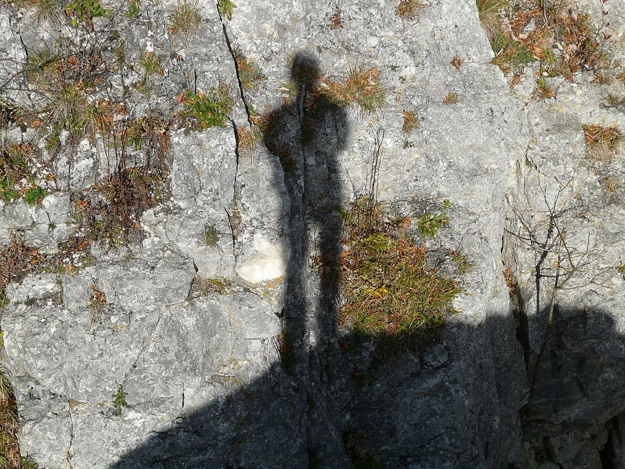 Hispanic, Human, Shadow Play, person, light, silhouette, rock HD wallpaper