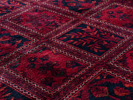 pink, blue, and orange floral area rug, carpet, red, tying HD wallpaper