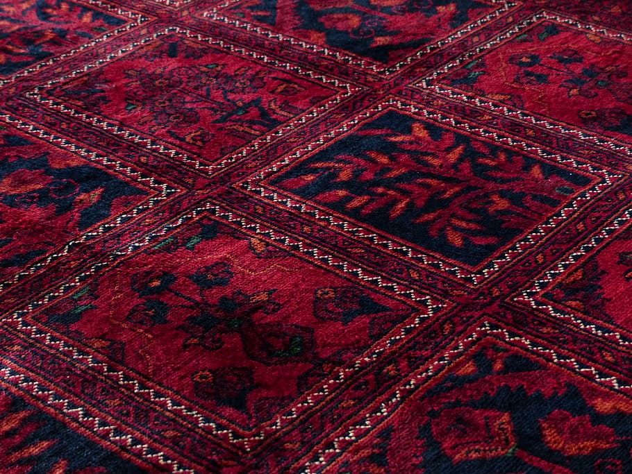 pink, blue, and orange floral area rug, carpet, red, tying HD wallpaper