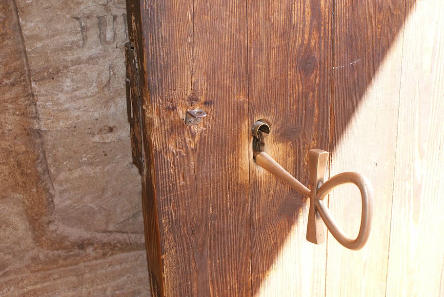 door, key, egypt, wood - material, entrance, lock, no people HD wallpaper