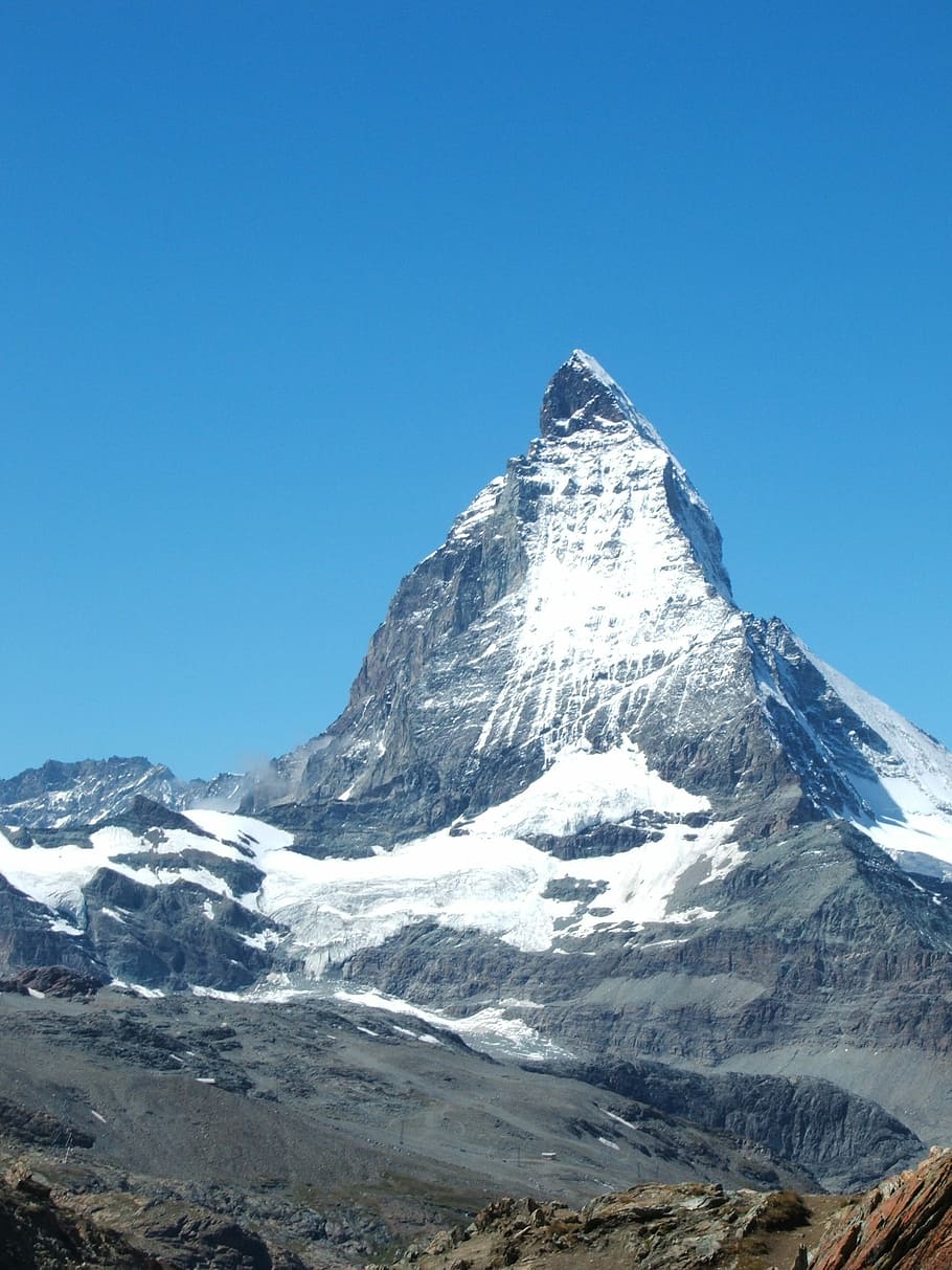 Matterhorn Glacier 1080p 2k 4k 5k Hd Wallpapers Free Download Wallpaper Flare