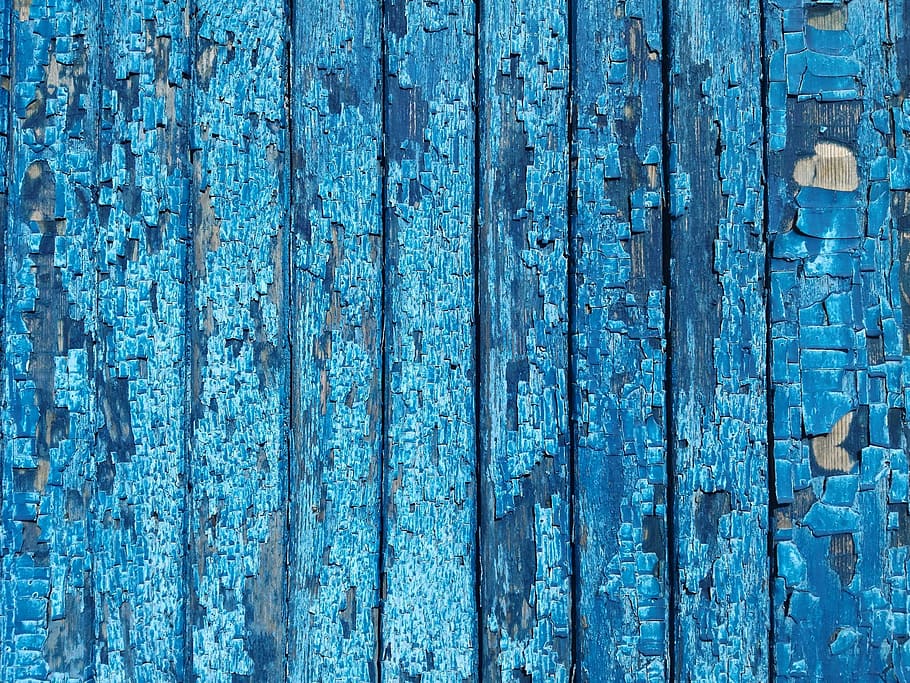 blue wooden panel, paint, pattern, desktop, the background HD wallpaper