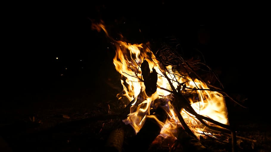 Ecuador, Fire, Nature, Hot, Andes, travel, black, smoke, energy HD wallpaper