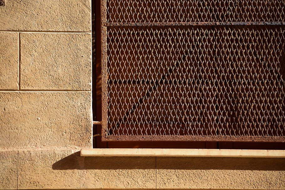 Window, Grid, Grilles, Stainless, window grilles, metal, facade HD wallpaper