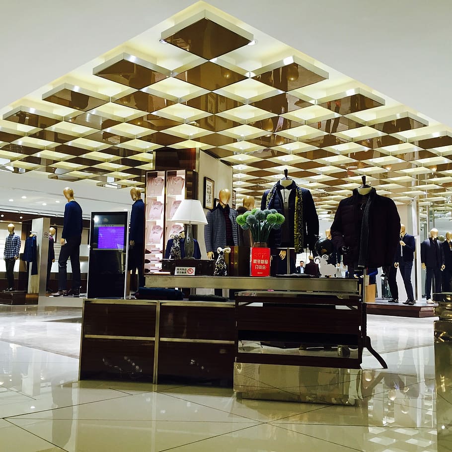 Clothing, Store, Show, indoors, fashion, modern, elegance, retail HD wallpaper